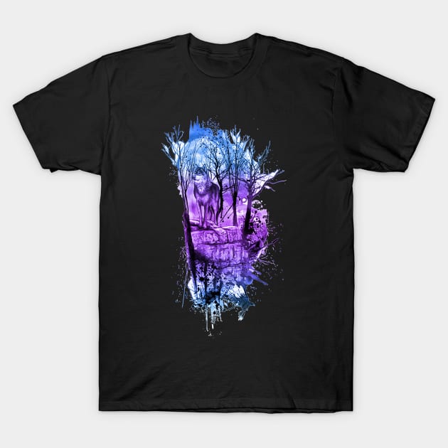 Enchanted Forest Design- Purple T-Shirt by StylishTayla